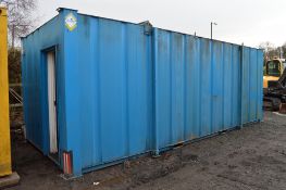 24 ft x 10 ft jack leg steel toilet block & canteen
comprising of canteen area, ladies toilet &