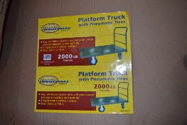 2000 lb platform truck New & unused
