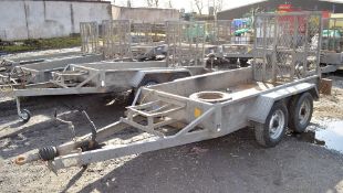 Indespension 8ft x 4ft twin axle plant trailer
S/N: 073976
170615