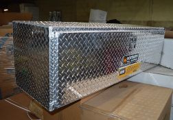 Aluminium underbody box Dimensions 60 inch x 19 inch x 18 inch New & unused