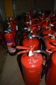 7 - water fire extinguishers