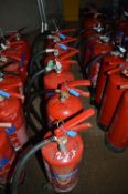 6 - powder fire extinguishers