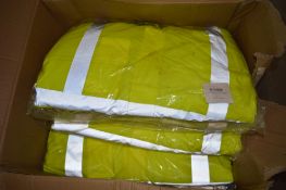 10 - Hi-Viz yellow winter jackets size S New & unused