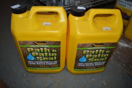 2 - 5 litre tubs of path & patio seal New & unused