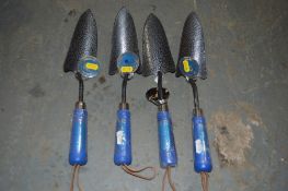 4 - Draper hand trowels New & unused