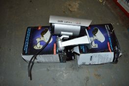 3 - dummy CCTV cameras New & unused