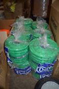 12 - rolls of green detector mesh New & unused