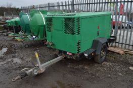 Ingersoll Rand 7/120 400cfm diesel driven air compressor
Year: 2007
S/N: 658682
Recorded Hours: