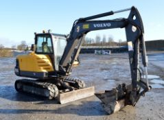 Volvo EC55C 5.5 tonne rubber tracked midi excavator
Year: 2011
S/N: 111917
Recorded Hours: