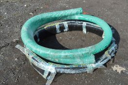 Pair of 5 metre length of 3 inch diameter hose