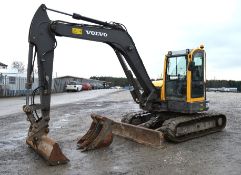 Volvo ECR88 Plus 8 tonne rubber tracked midi excavator
Year: 2011
S/N: J00014822 (2907)
Recorded