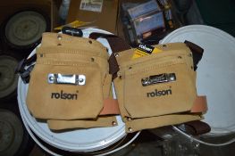 2 - Rolson tool belts New & unused
