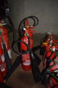 2 - CO2 fire extinguishers