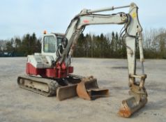 Takeuchi TB180FR 8 tonne rubber tracked excavator
Year: 2007
S/N: 17830568
Recorded hours: 00484