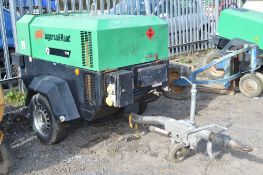 Ingersoll Rand 7/41  Diesel Driven Air Compressor
Year: 2007
S/N:424239
Recorded Hours: 1766