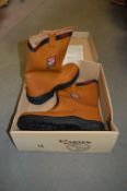 Cartek Tan Rigger Boots Size 11 New & unused