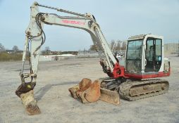 Takeuchi TB175 7.5 tonne rubber tracked excavator
Year: 2007
S/N: 7516355
Recorded hours: 8243