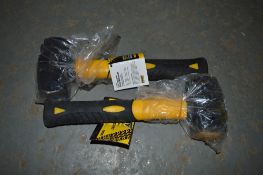2 - Chunky 2.5lb Lump Hammers New & unused