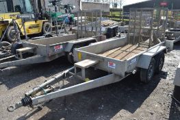 Indespension 8ft x 4ft twin axle plant trailer
S/N: 10078