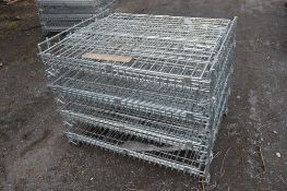 4 Collapsible Steel Stillages
Dimensions: 40"x47"x34"