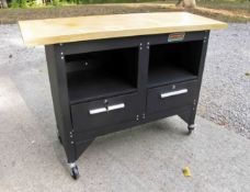 Steel Workbench with 2 Drawers