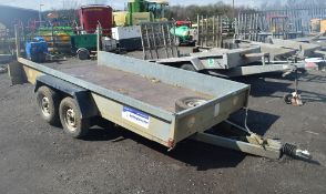 Indespension 12ft x 6ft twin axle plant trailer
S/N: 075193