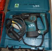 Makita 110v Hammer Drill c/w Carry Case A548385