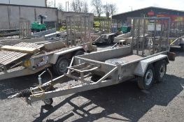 Indespension 8ft x 4ft twin axle plant trailer
244109