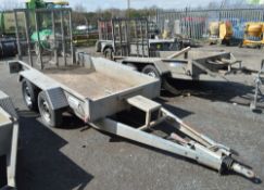 Indespension 8ft x 4ft twin axle plant trailer