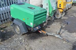 Ingersoll Rand 7/20  Diesel Driven Air Compressor
Year: 2007
S/N:121951
Recorded Hours: 1558