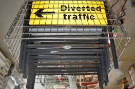 12 - Diverted Traffic Signs and Stands New & unused