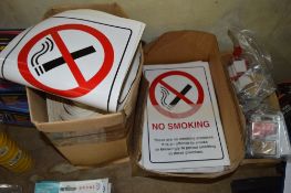 Large Quantity of No Smoking Stickers New & unused