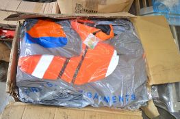 9 - Hi-Viz Orange Soft Shell Jackets Size S New & unused
