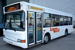 Dennis Dart 29 seat SWB service bus
Registration Number: VA02 NTK
Date of Registration: 01/08/2002