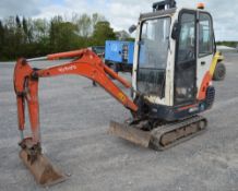 Kubota KX36-3 1.5 tonne rubber tracked mini excavator 
Year: 2007
S/N: 0770748
Recorded hours: