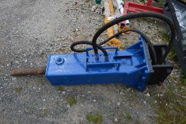 Hydraulic breaker to suit 9 to 12 tonne machine