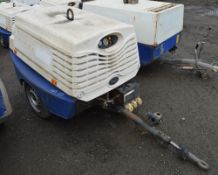 Sullair 38G 130 cfm diesel driven mobile compressor/generator
Year: 2009
S/N: 353055
Recorded