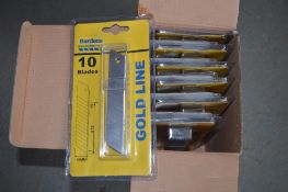 120 spare knife cutting blades New & unused