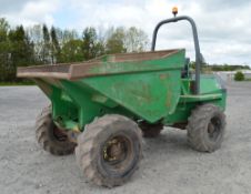 Benford Terex 6 tonne straight skip dumper 
Year: 2006
S/N: E607FW129
Recorded hours: 2352