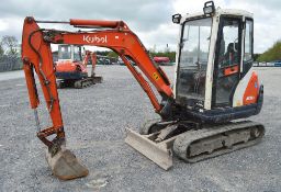 Kubota KX61-3 2.6 tonne rubber tracked mini excavator
Year: 2006
S/N: 075763
Recorded hours: 4276