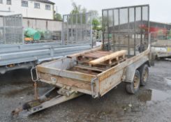 Indespension 10 ft x 6 ft tandem axle plant trailer