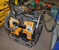 JCB Beaver petrol driven hydraulic power pack c/w anti-vibe breaker & hoses 218691