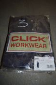 3 pairs of Click navy boiler suits size 46 New & unused