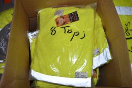 8 - Hi-viz yellow sweatshirts size 3XL New & unused