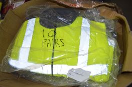 10 - Hi-viz yellow fleece jackets size S New & unused