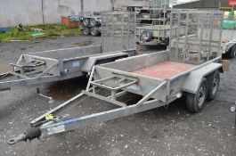 Indespension AD2000 8 ft x 4 ft tandem axle plant trailer
S/N: 082224
244318