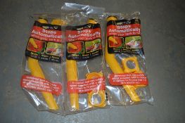 3 - Easy-Fill anti spill fuel nozzles New & unused