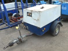 Compair C38 130 cfm diesel driven mobile compressor
Year: 2003
S/N: 431089
Recorded hours: