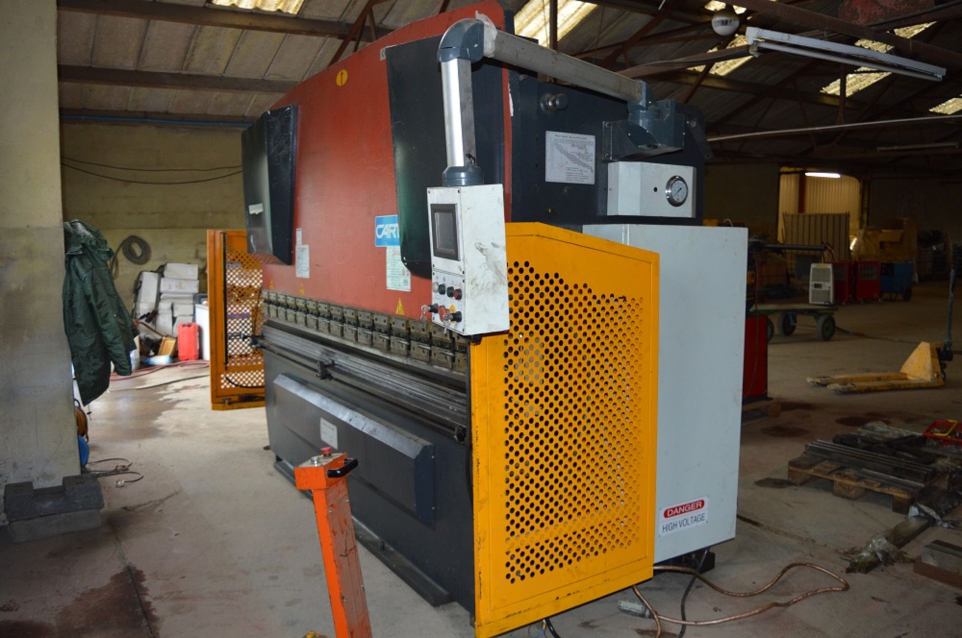 Carter WC67K 125 tonne CNC hydraulic press brake