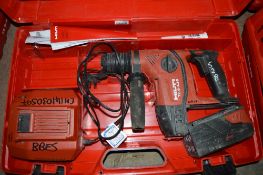 Hilti TE6-A36 cordless rotary hammer drill c/w charger & carry case TE6 0540H